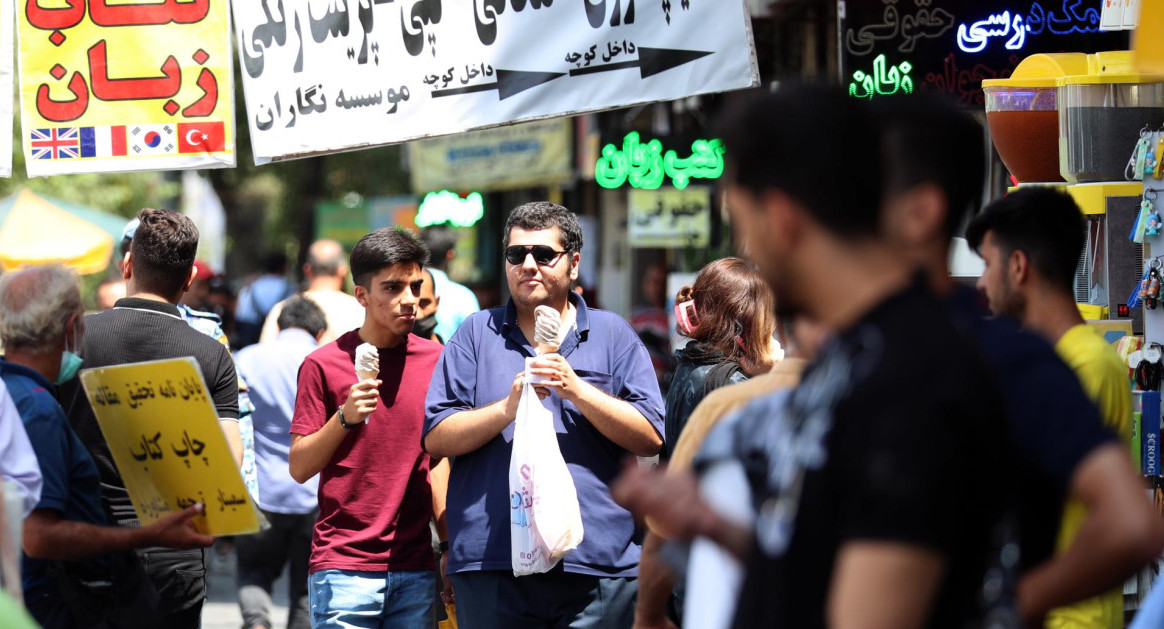 Ola de calor en Irán. Foto: EFE.