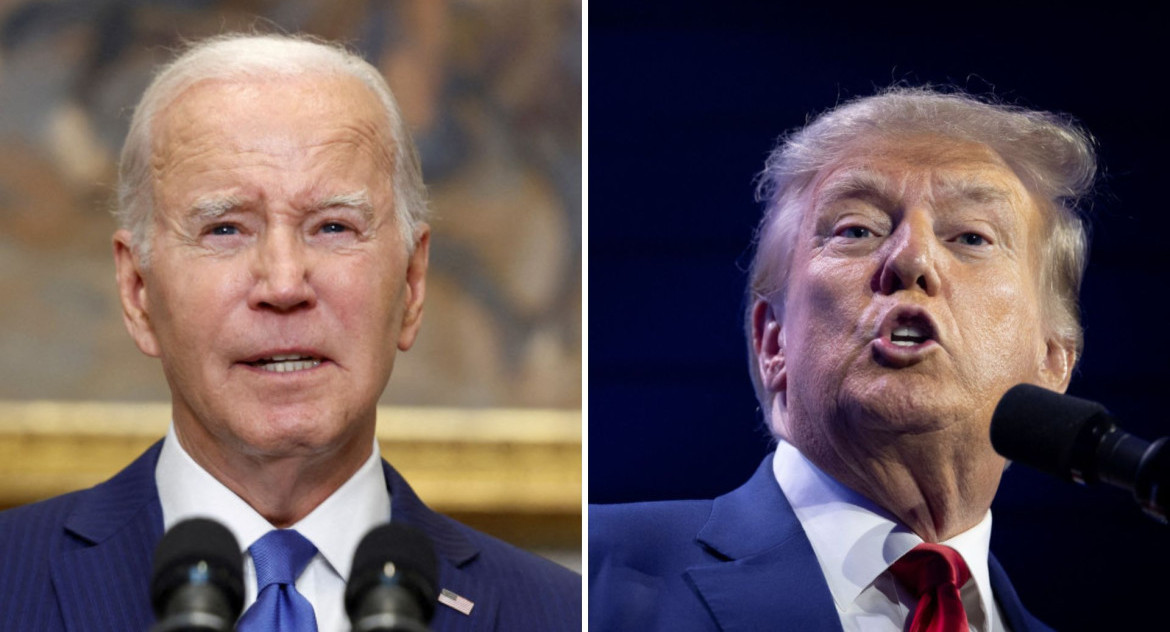 Joe Biden versus Donald Trump. Foto: Reuters.