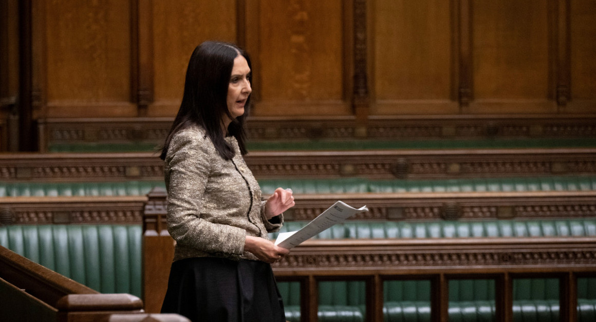 Margaret Ferrier, diputada escocesa. Foto: Reuters