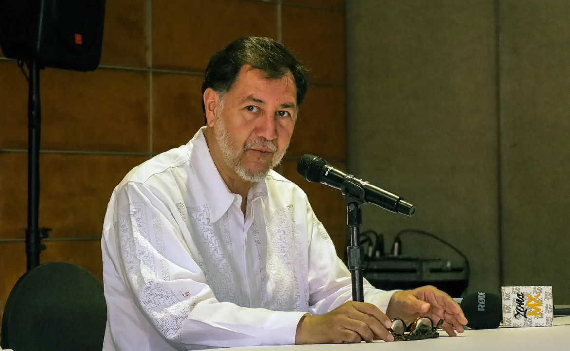 Gerardo Fernández Noroña , candidato en México. Foto: EFE