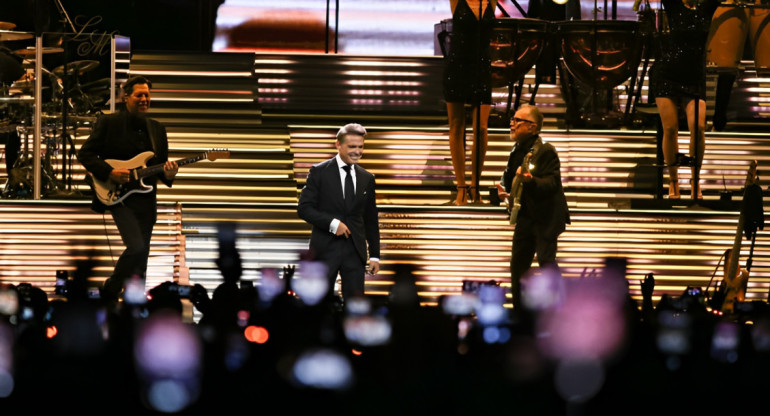 Luis Miguel abrió su gira en la famosa Arena de Villa Crespo. Foto: NA.