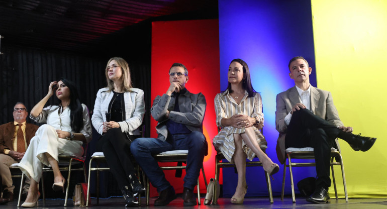 Los candidatos opositores de Venezuela. Foto: EFE.