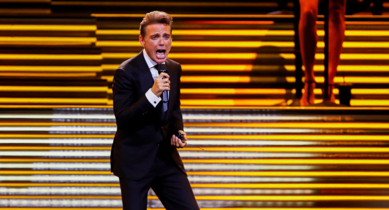 Luis Miguel en Argentina. Foto: Reuters.