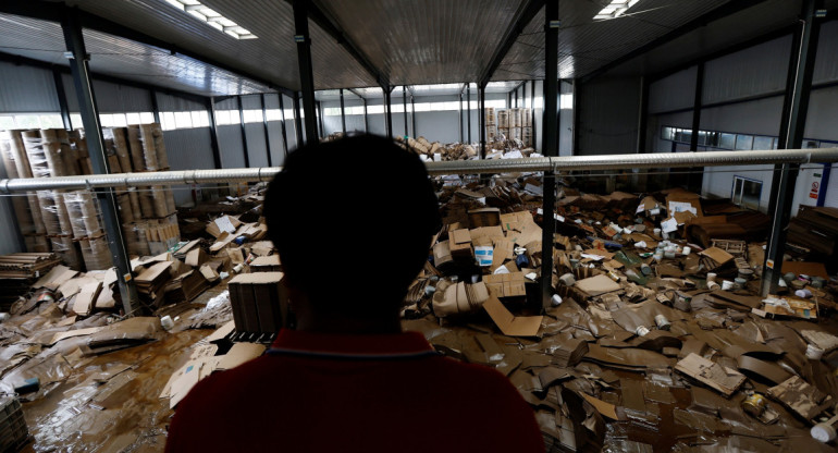 Efecto de las lluvias en China. Reuters.