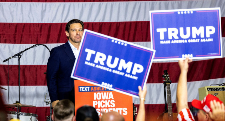 Ron DeSantis aseguró que no hubo fraude en las elecciones de 2020. Foto: Reuters.