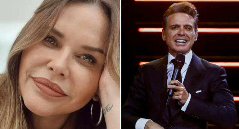 Nazarena Vélez y Luis Miguel. Fotos: Instagram - Reuters.