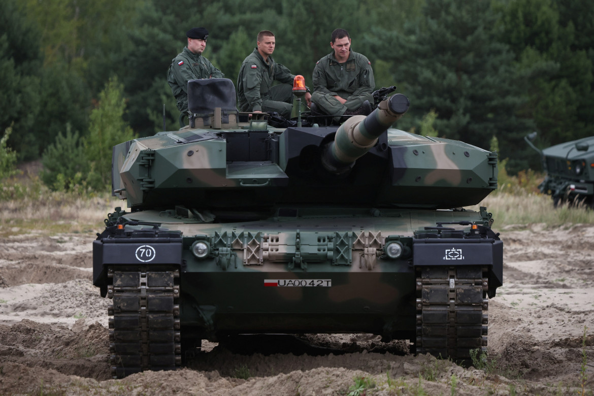 Soldados polacos en la frontera con Bielorrusia. Foto: REUTERS.