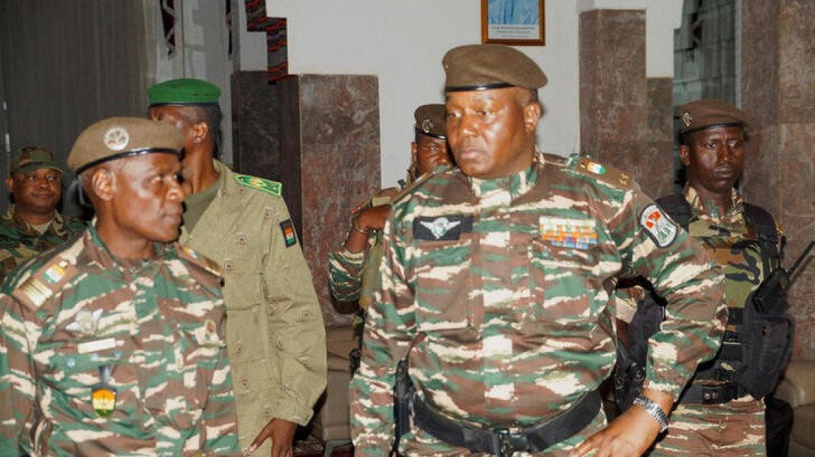 El general Abdourahmane Tiani que fue declarado como nuevo jefe de Estado de Níger . Foto Reuters