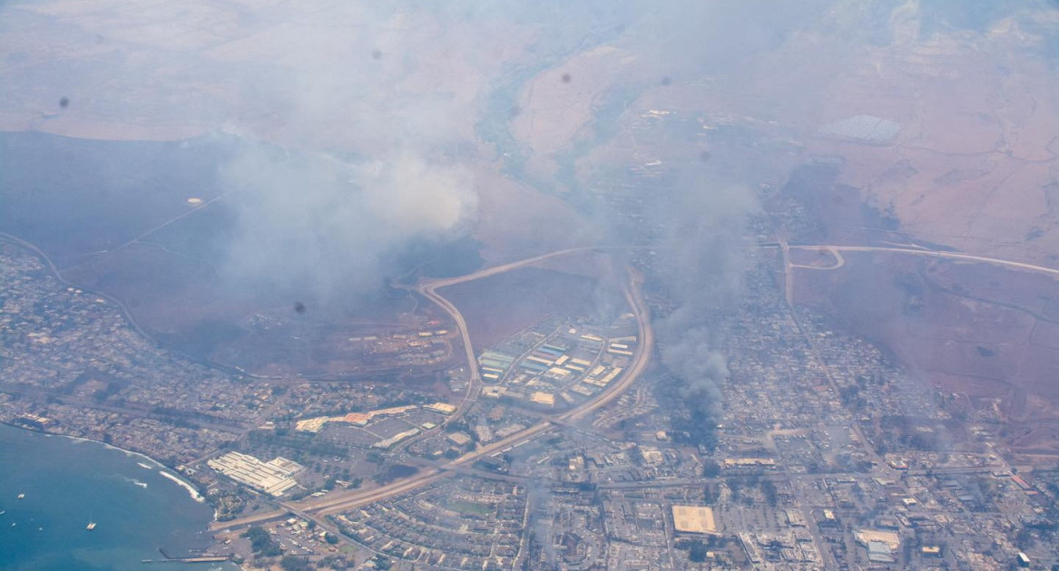 Incendio en Hawai. Foto: Reuters.