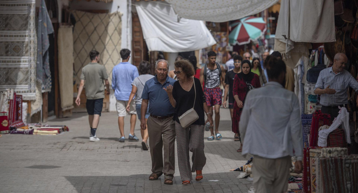 Ola de calor en Marruecos. Foto: EFE.