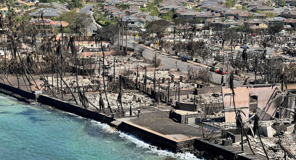 Incendios en Hawai. Foto: Reuters.