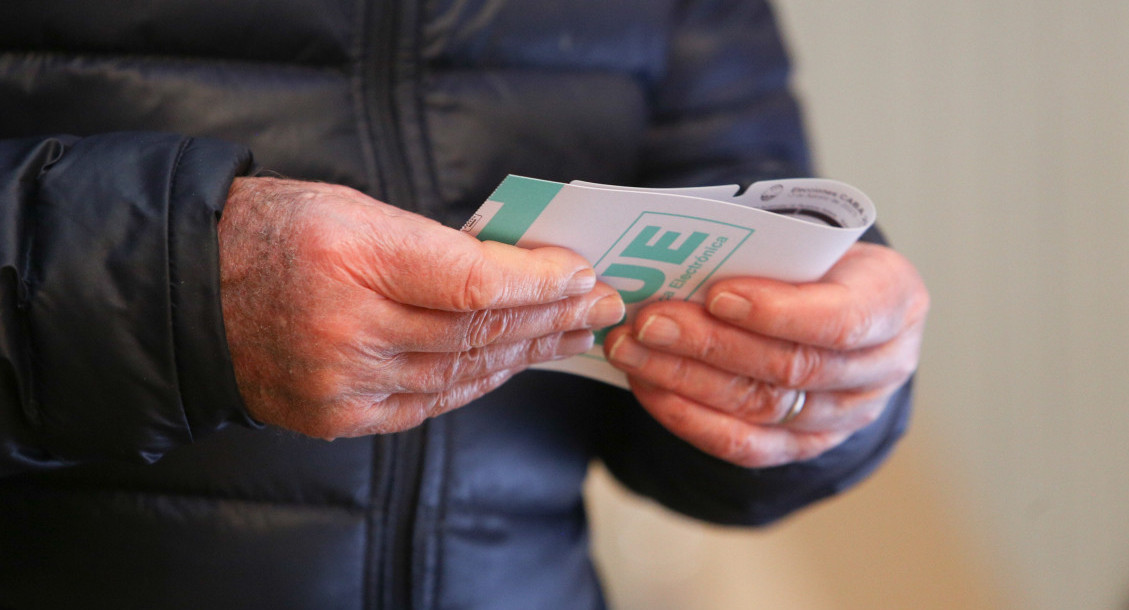 Voto en las Elecciones PASO. Foto: NA.