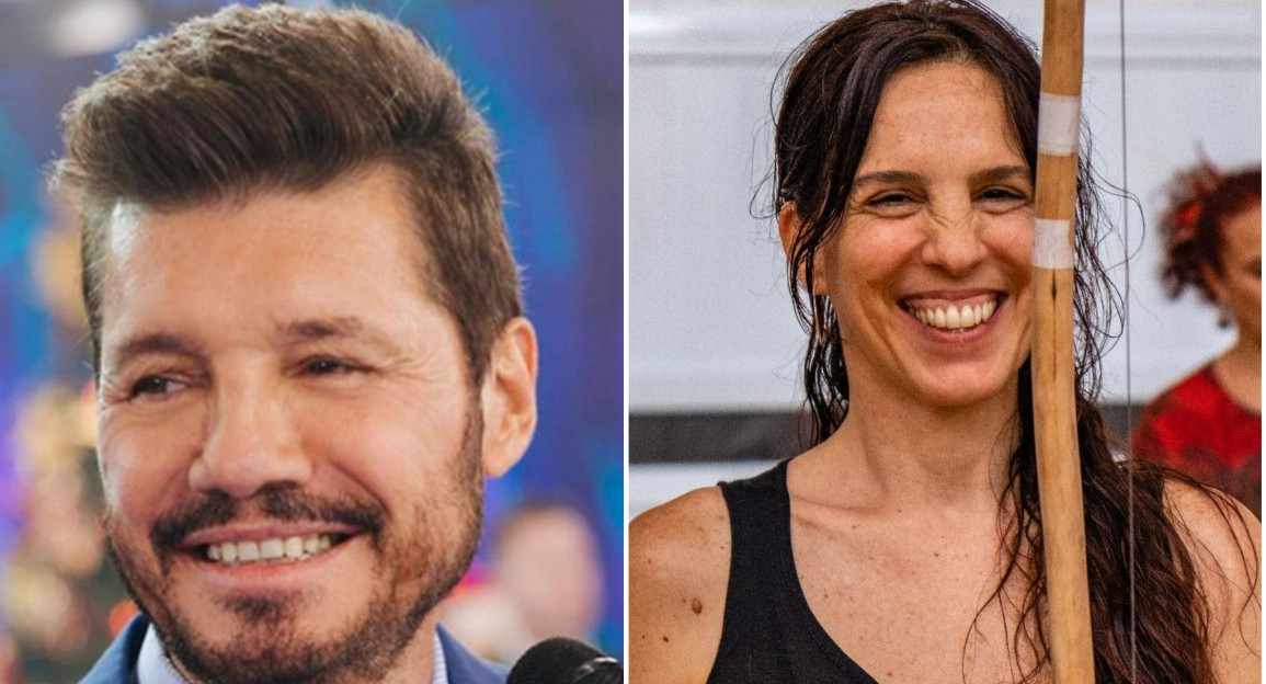 Marcelo Tinelli y Paula Robles. Fotos: Instagram.