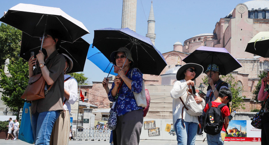 Ola de calor en Turquía. Foto: Reuters