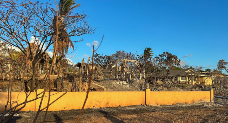 Incendios en Hawái. Foto: Reuters.