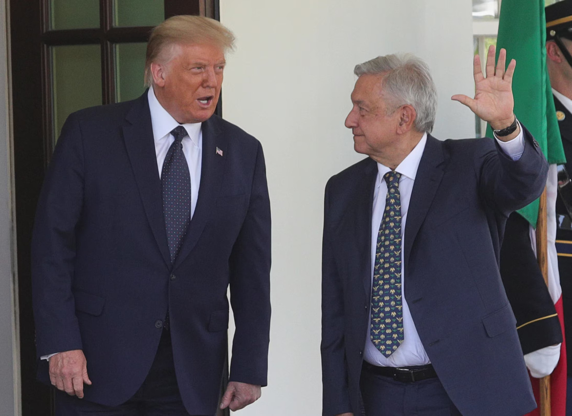 López Obrador y Donald Trump. Foto: Reuters