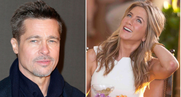 Brad Pitt y Jennifer Aniston. Foto: NA.