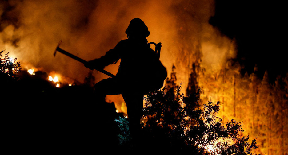 Incendios en Tenerife. Foto: Reuters.