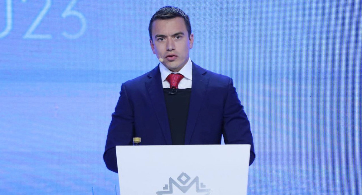 Daniel Noboa, el candidato presidencial de Ecuador. Foto: Reuters.