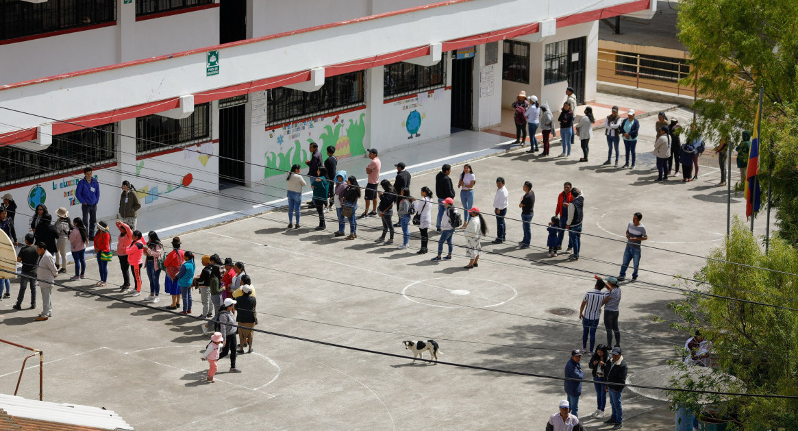 Elecciones en Ecuador. Foto: Reuters.