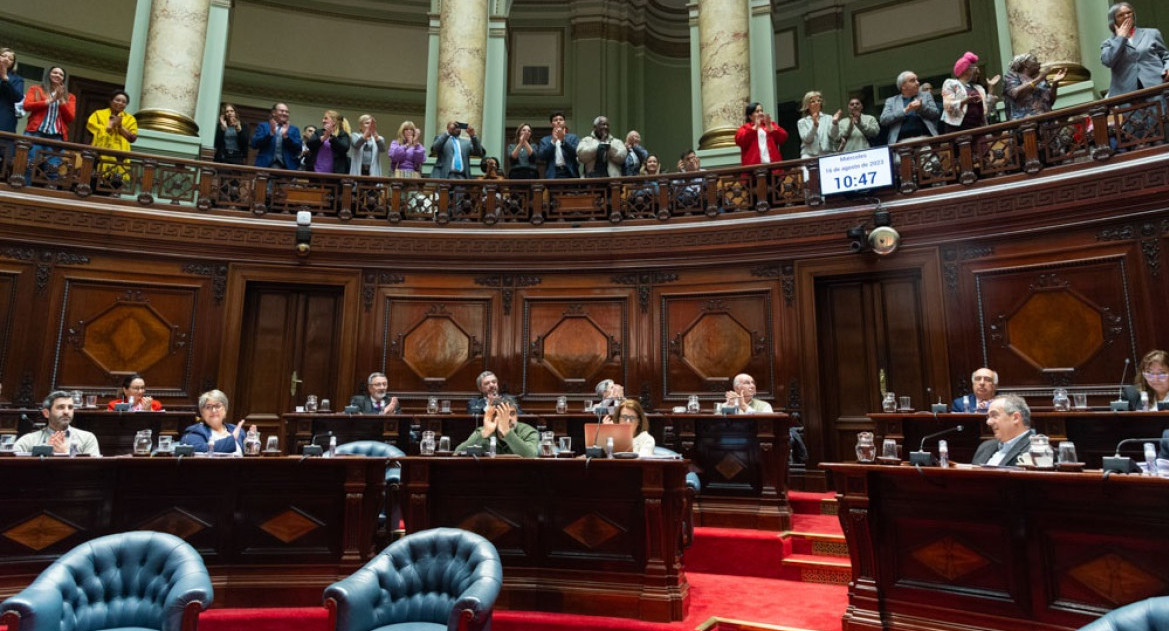 Senado de Uruguay. Foto: Twitter / X @SenadoUy.