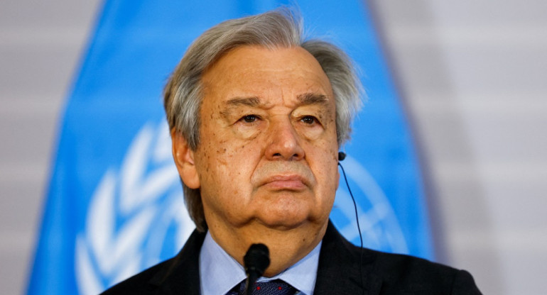 António Guterres, el secretario general de la ONU. Foto: Reuters.