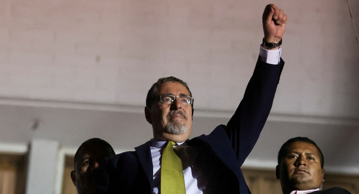 Bernardo Arévalo de León, el vencedor de las elecciones presidenciales en Guatemala. Foto: Reuters.