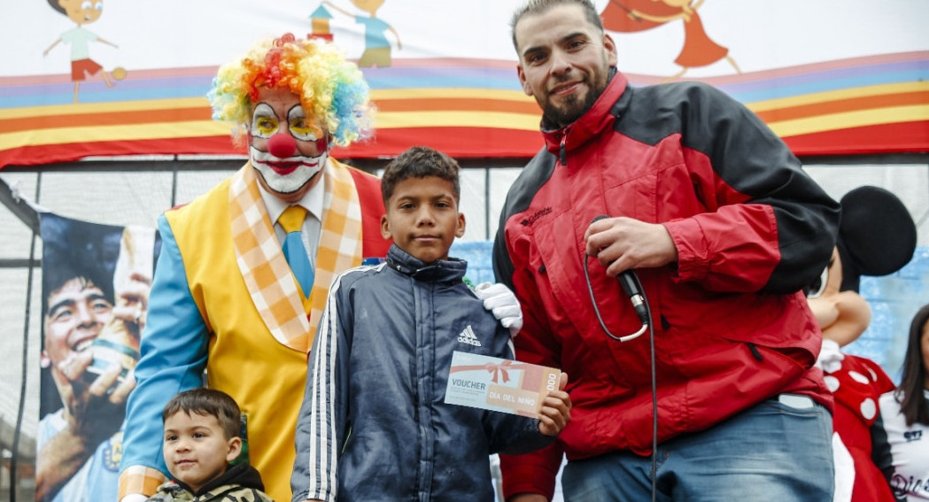 Día de las Infancias con El Retutu y El payaso Tuerquita en Gregorio de Laferrere.