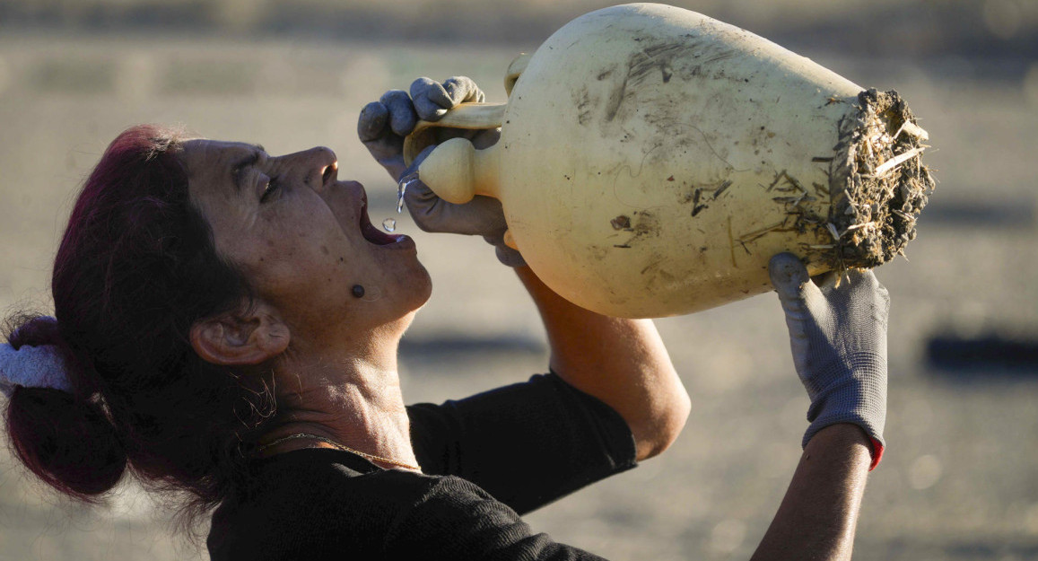 El Inmet recomendó beber agua y evitar la exposición al sol. Foto: EFE