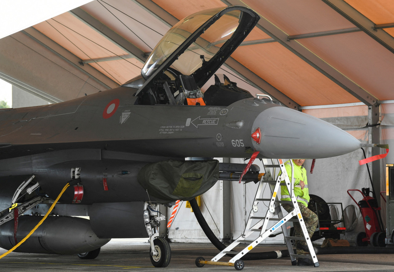 Avión caza F-16. Foto: Reuters.