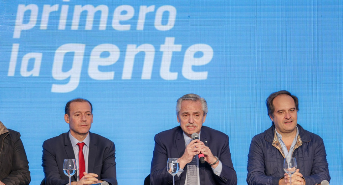 Alberto Fernández en Neuquén. Foto: Télam