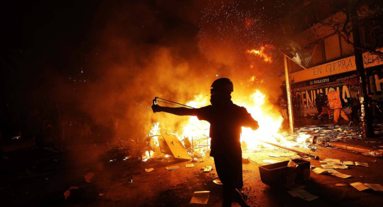 Ataques terroristas en Chile. Foto: EFE