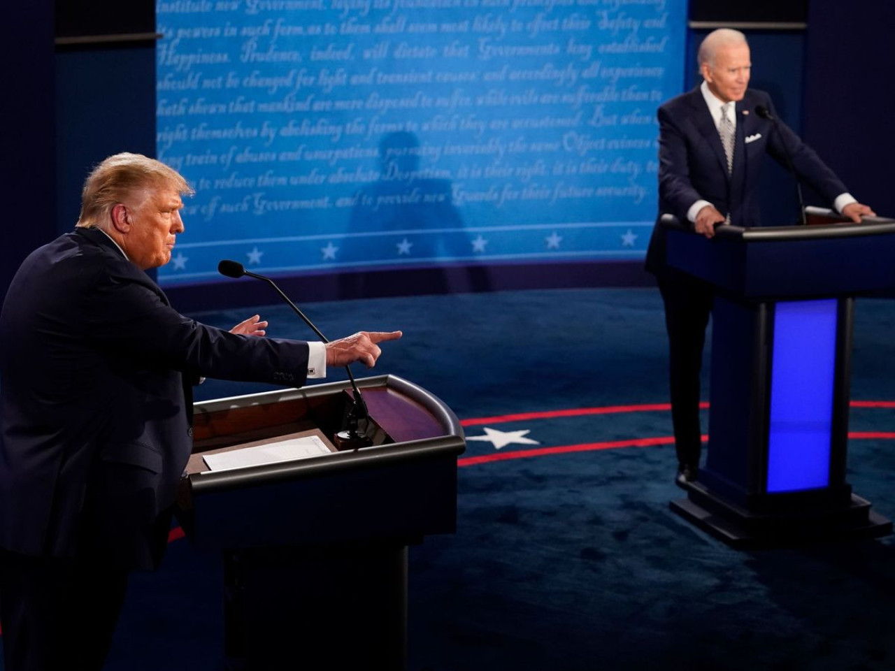 Donald Trump y Joe Biden. Foto: EFE