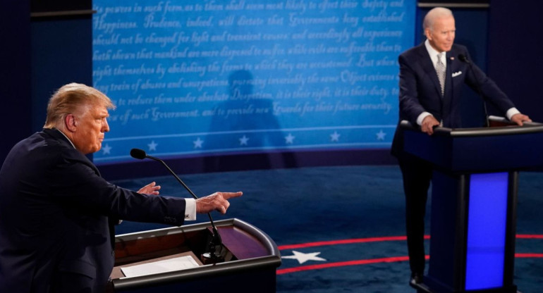 Donald Trump y Joe Biden. Foto: EFE