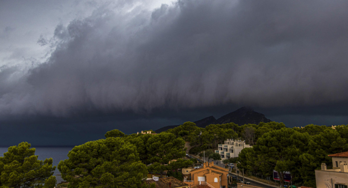 Temporal en Mallorca. Foto: EFE.