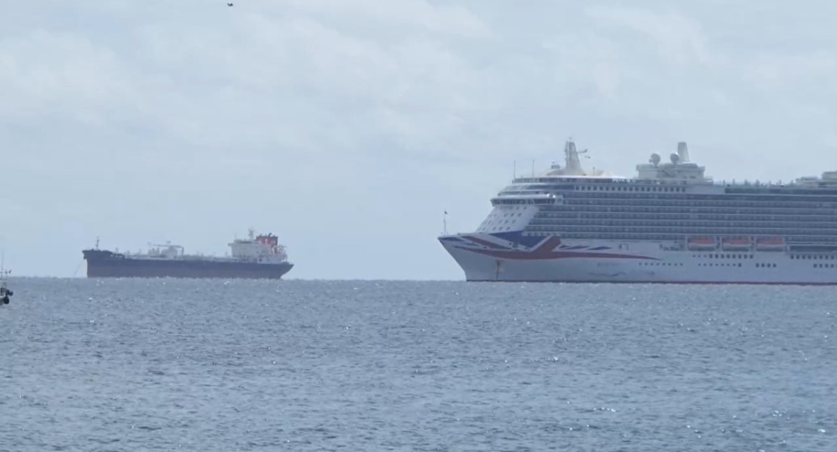 Temporal en Mallorca. Foto: captura de pantalla.