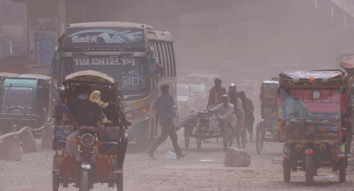 Bangladesh es el país con el aire más contaminado del mundo. Foto: Reuters