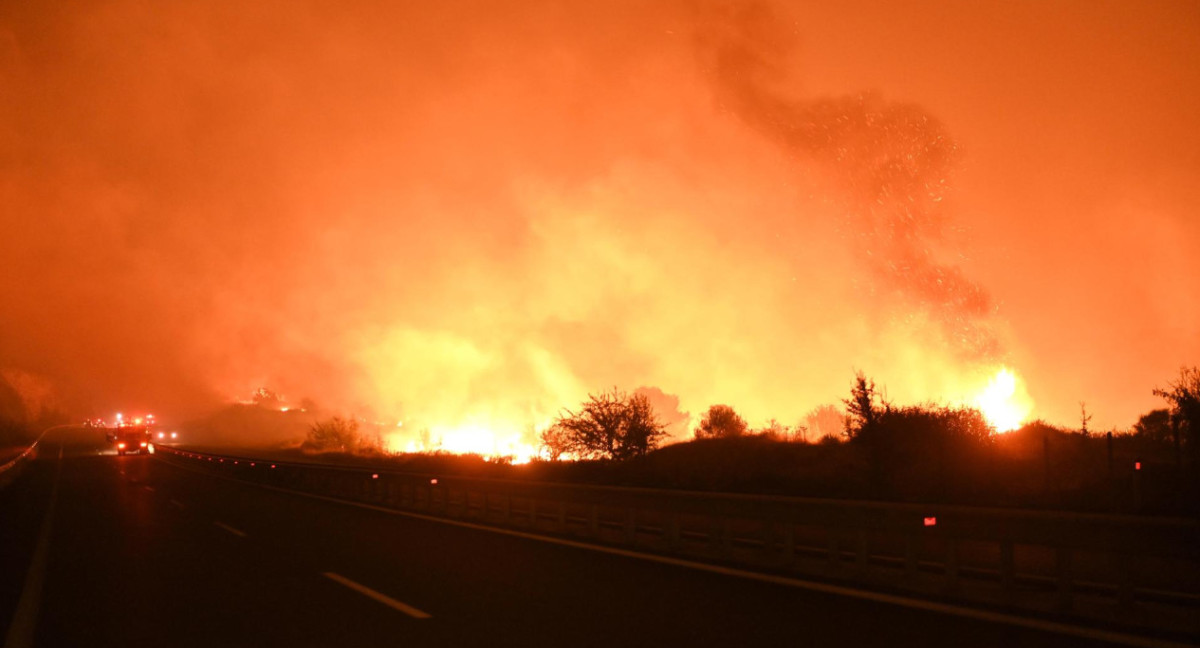 Incendios en Grecia. Foto: EFE