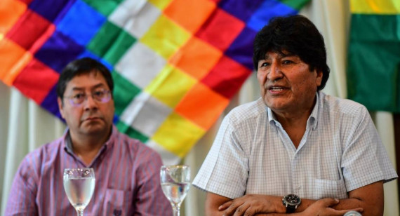 Evo Morales y Luis Arce. Foto: Reuters