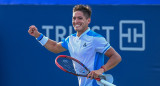 Sebastián Báez en el US Open.