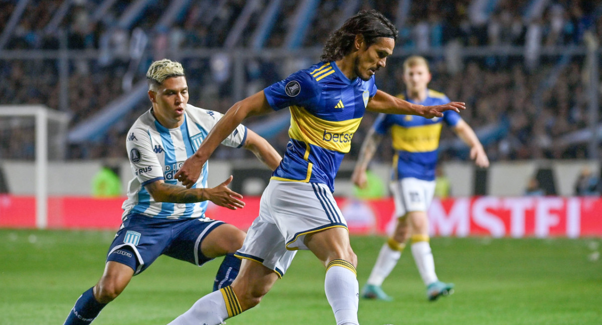 Copa Libertadores, Racing vs. Boca. Foto: NA.