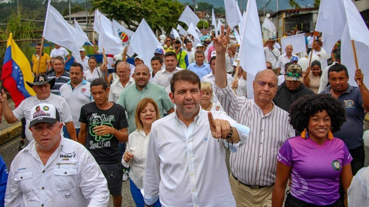 Carlos Prósperi, candidato del partido Acción Democrática de Venezuela. Foto: Instagram @prospericarlos.