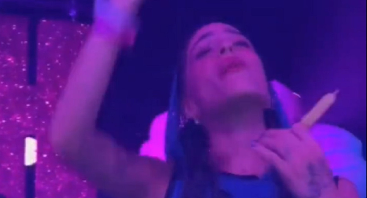 Tini Stoessel en la Bresh. Foto: captura.