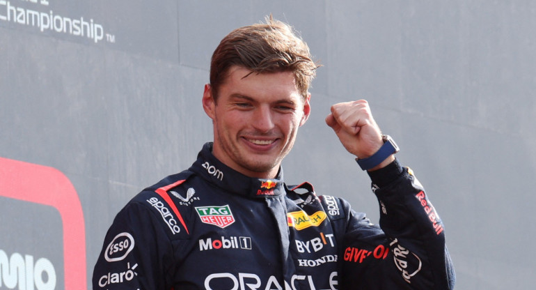 Max Verstappen en el Gran Premio de Italia. Foto: Reuters.