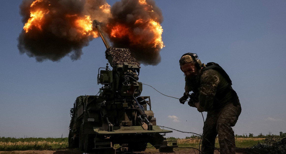 Guerra entre Rusia y Ucrania, división blindada ucraniana. Foto: Reuters.