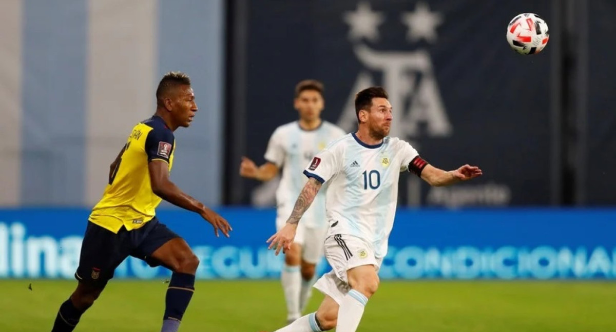 Eliminatorias Qatar 2022, Argentina vs. Ecuador. Foto: EFE