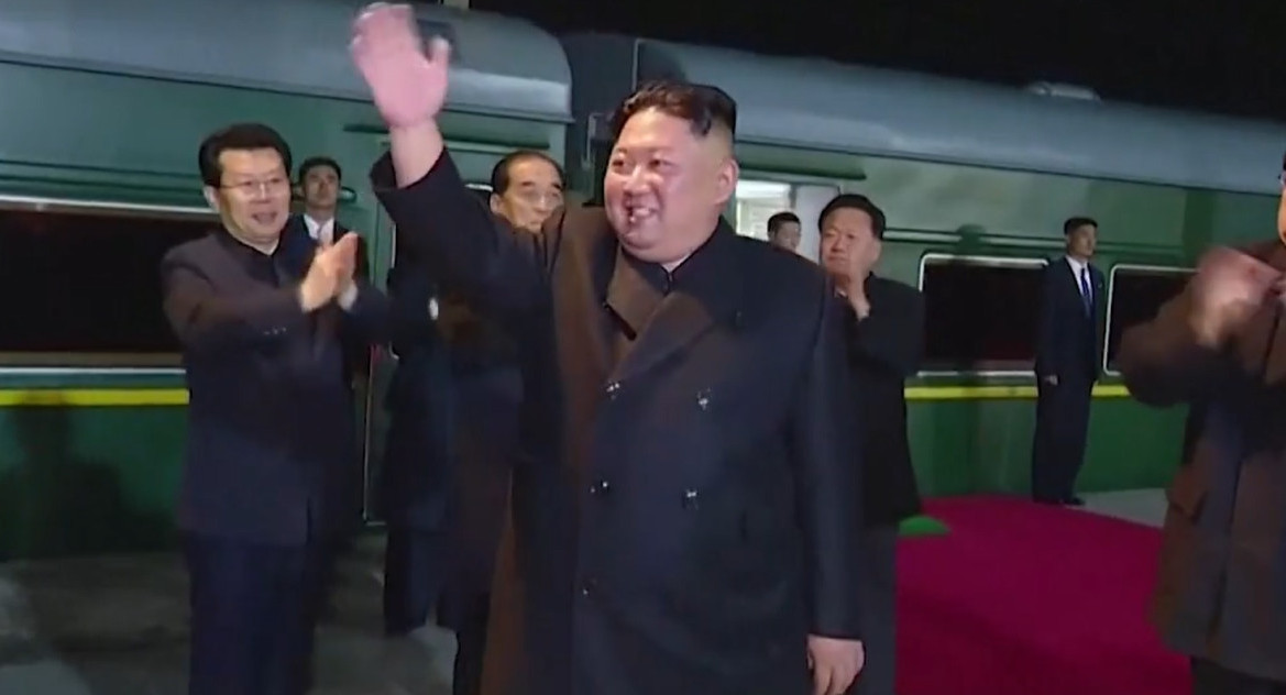 El misterioso tren de Kim Jong-un con el que viaja a Rusia. Foto: captura.