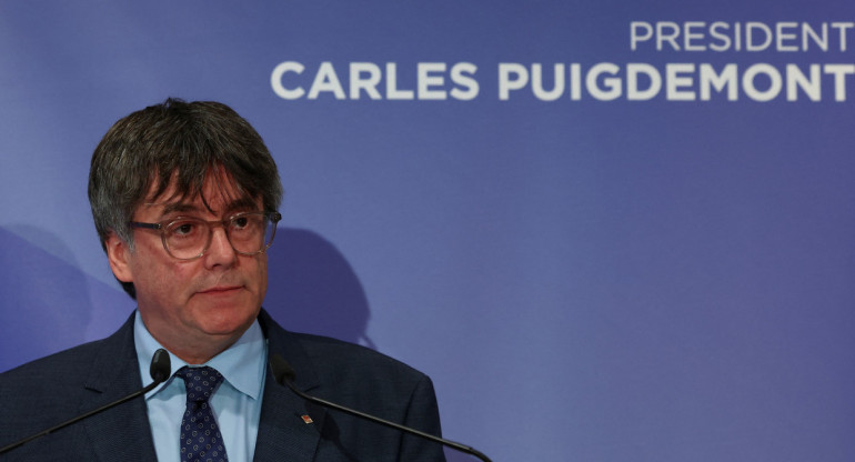 Carles Puigdemont, líder catalán. Foto: Reuters