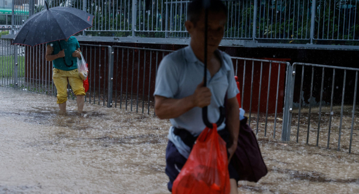 Inundaciones en China. Foto: Reuters.