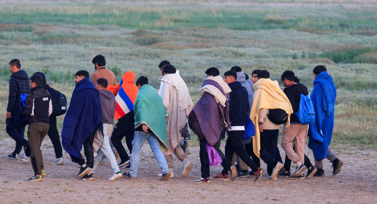 Migrantes en Reino Unido. Video: Reuters.